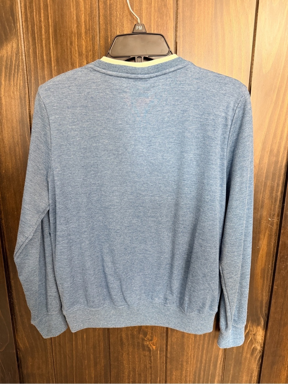 Alfred Dunner Denim-Blue Quilted Floral Crewneck Sweater-Petite Small - Picture 8 of 10